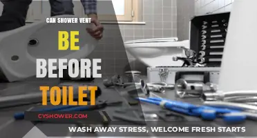 Shower Vent Placement: Can It Be Installed Before the Toilet?