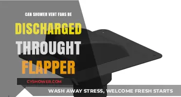 Shower Vent Fans: Can They Be Discharged Through Flapper Vents?