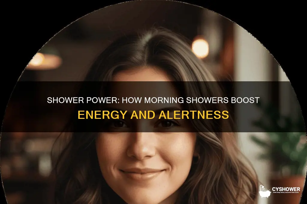 can shower wake you up
