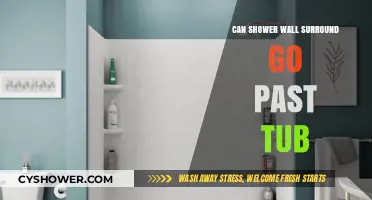 Can Shower Wall Surround Extend Beyond the Tub? Expert Tips