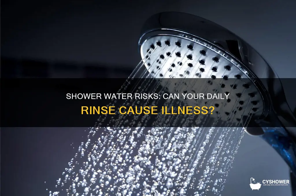can shower water make you sick