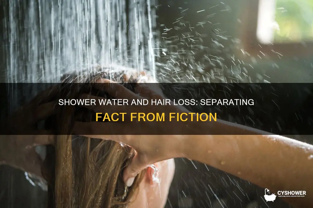 can shower water make your hair fall out