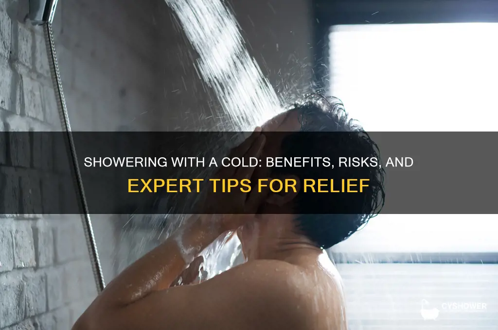 can shower when having a cold