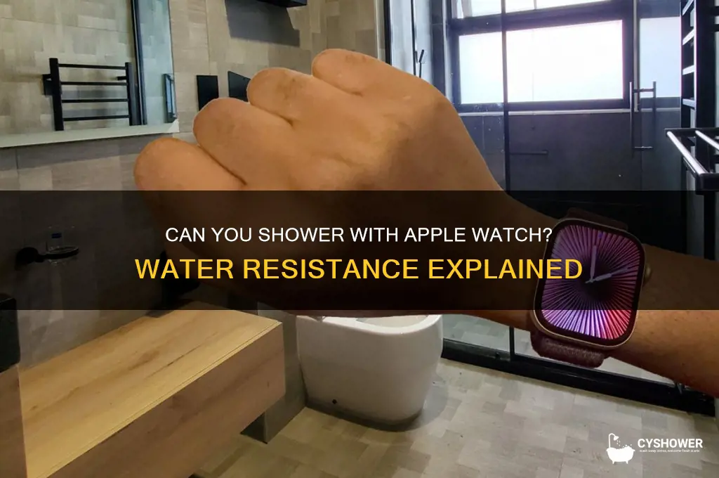 can shower with apple watch