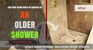 Does Aging Shower Surfaces Accelerate Soap Scum Buildup?