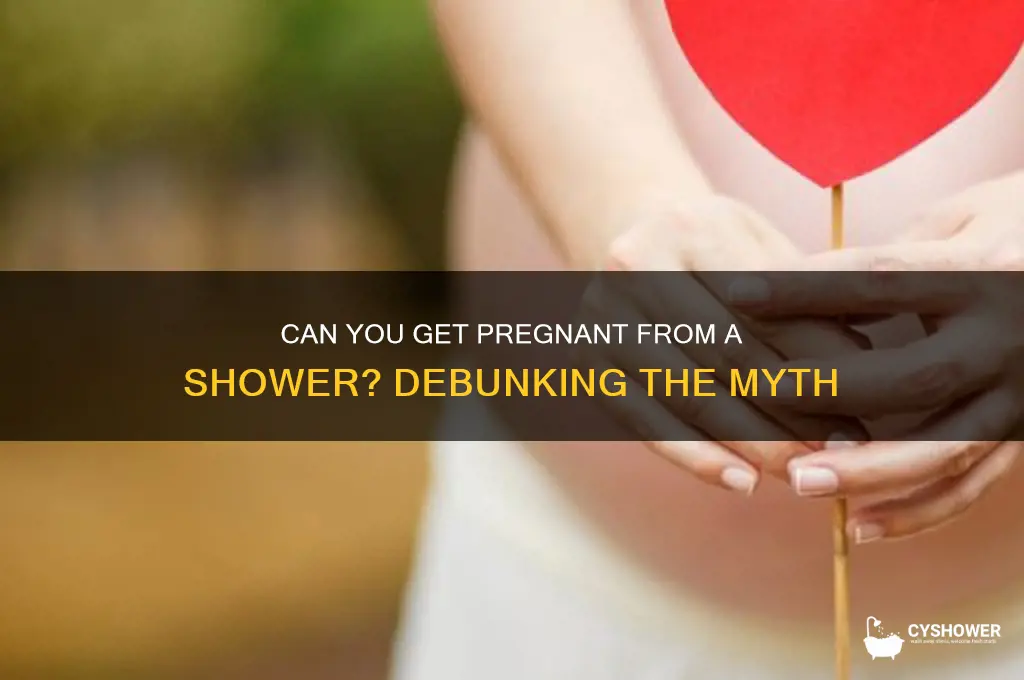 can someone get prefnant from a shower
