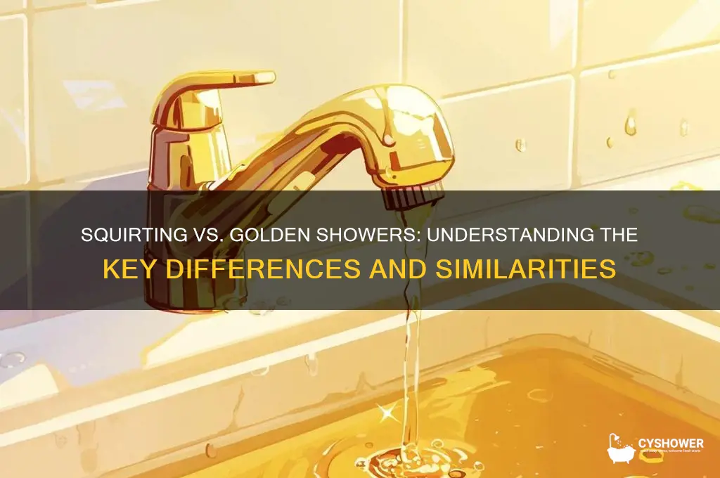 can squirting be golden shower