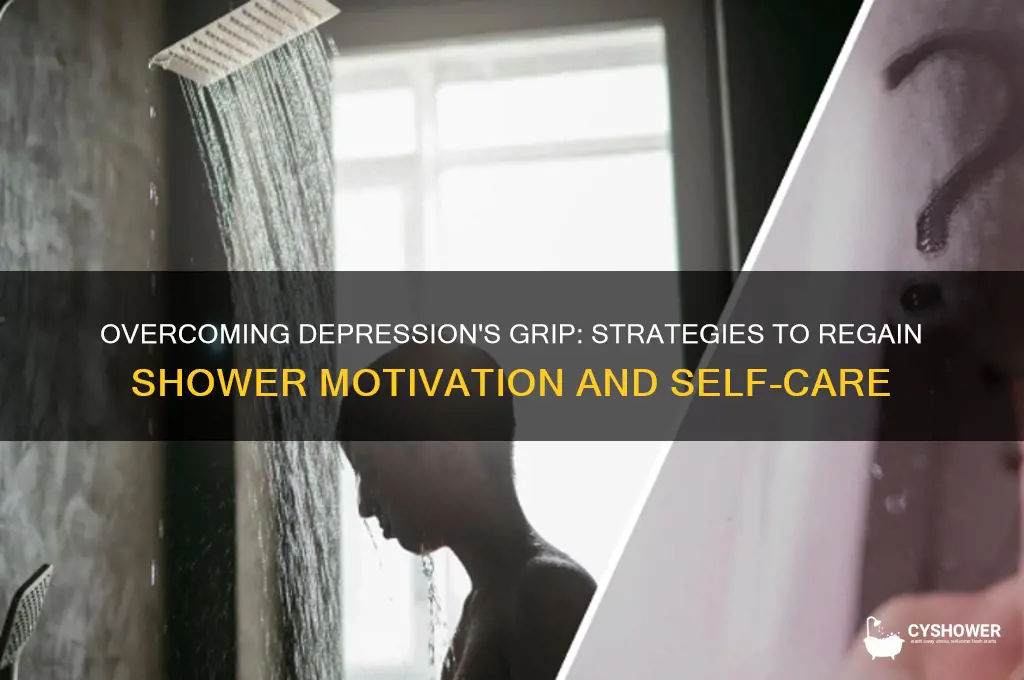 can t shower depression