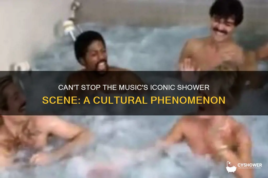 can t stop the music shower scene