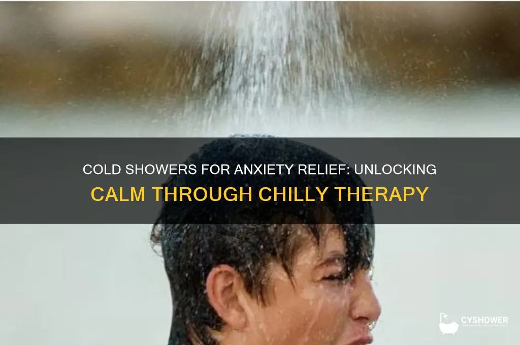 can taking a cold shower help anxiety