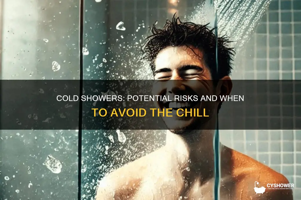 can taking a cold shower hurt you