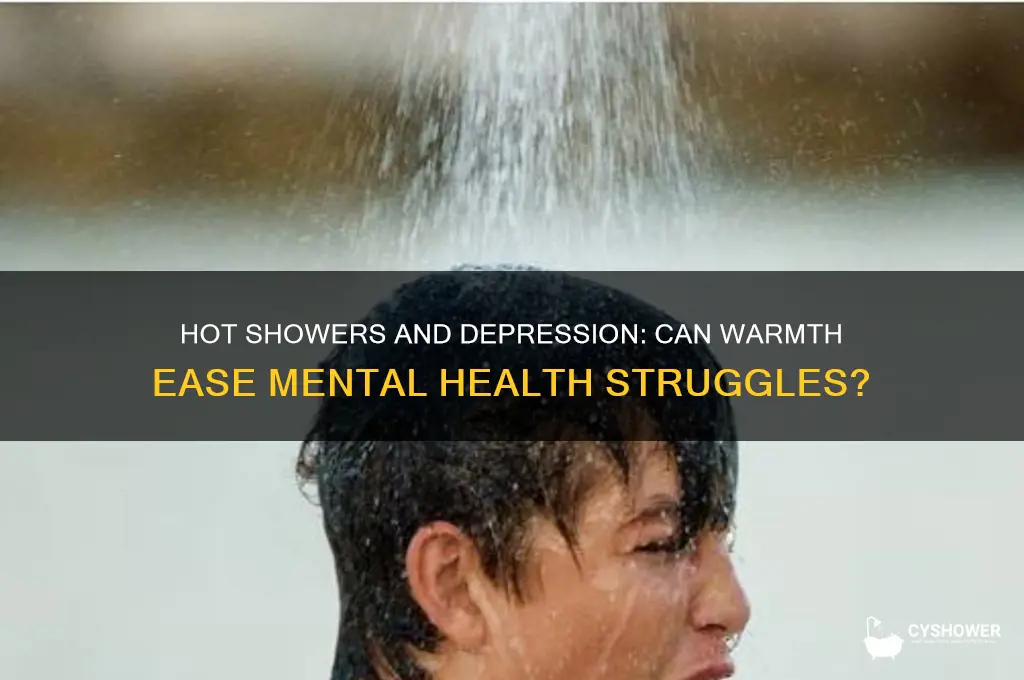 can taking a hot shower help with depression