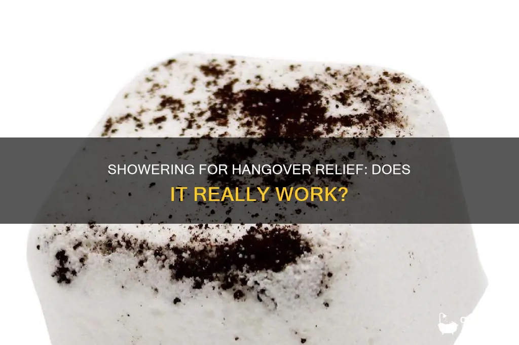 can taking a shower help a hangover