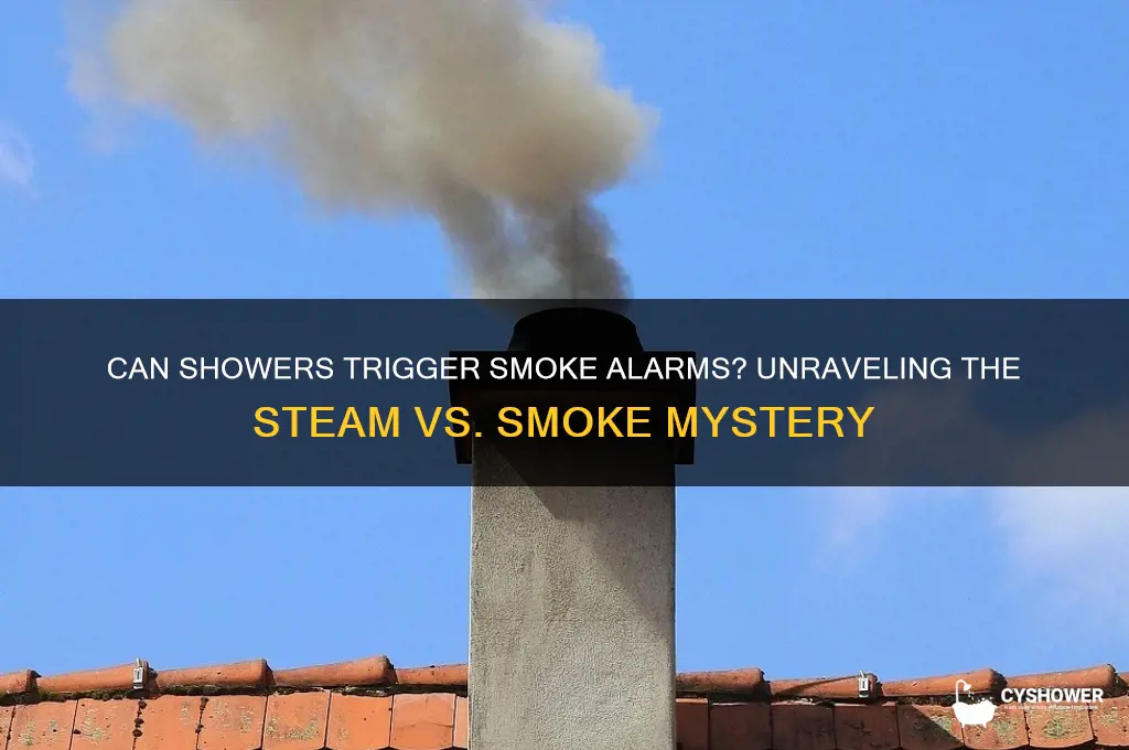 can taking a shower set off smoke alarm