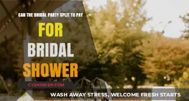 Bridal Shower Costs: Can the Bridal Party Split the Expenses?
