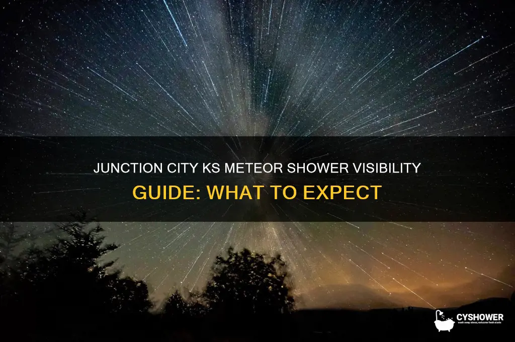 can the meteor shower be seen in junction city ks