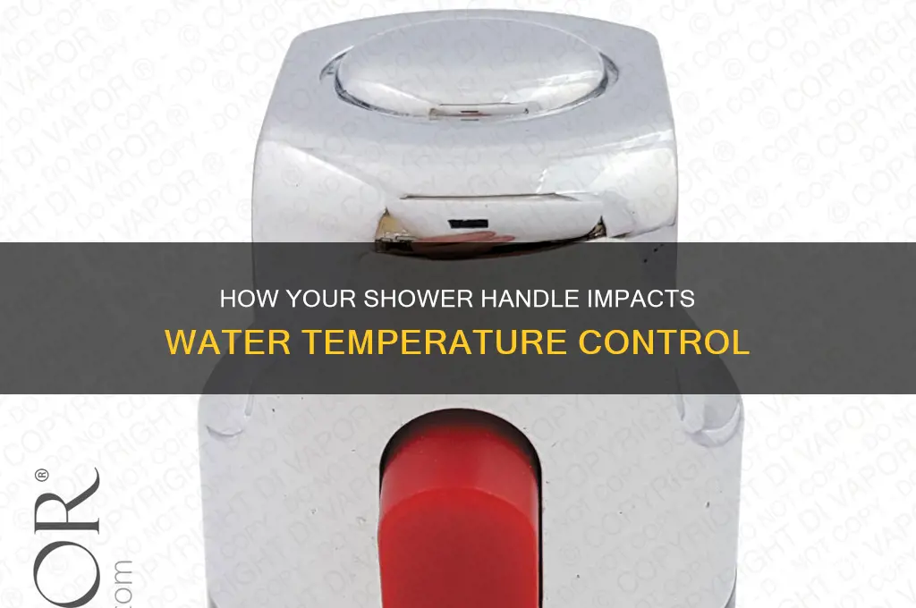can the shower handle affect water temperature