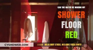 Is Your Shower Floor Turning Red? Water Could Be the Culprit