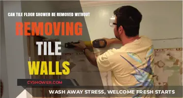 Removing Shower Floor Tiles: Can You Spare the Walls?