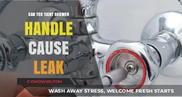 Can a Too-Tight Shower Handle Cause Leaks? Find Out Here