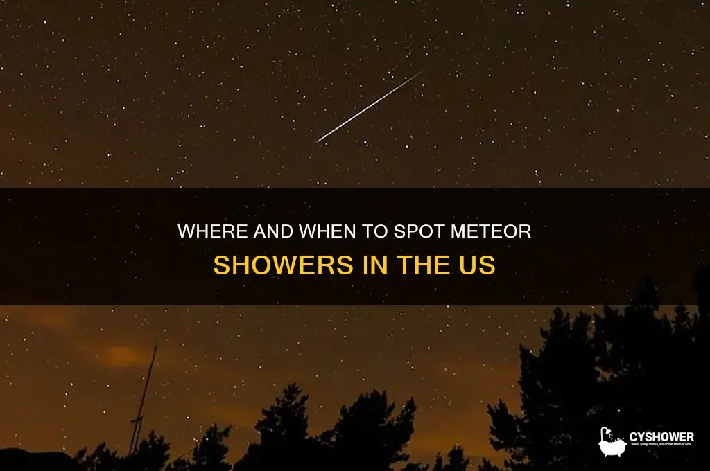 can tou see meteor shower in us