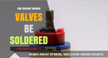 Can Tuscany Shower Valves Be Soldered? A Comprehensive Guide