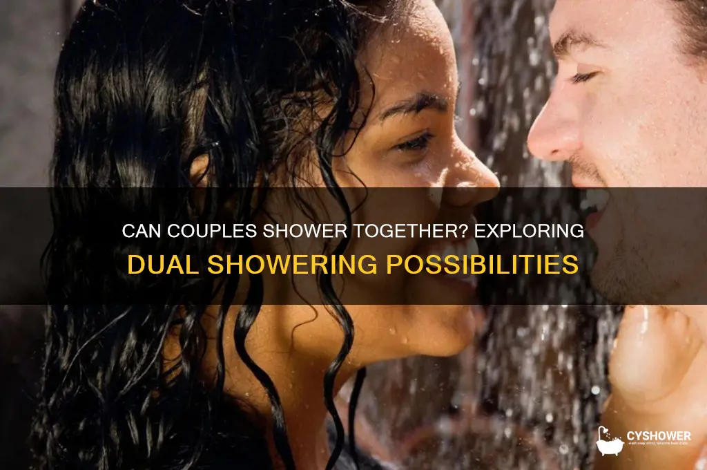 can two people have a shower at the same time