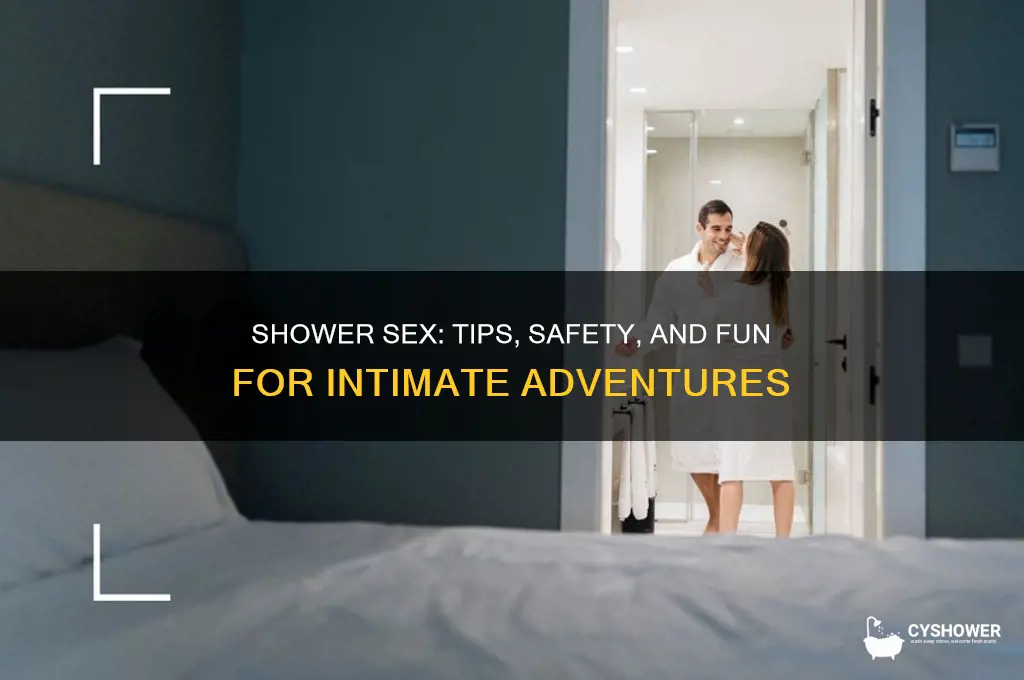 can u have sex in the shower