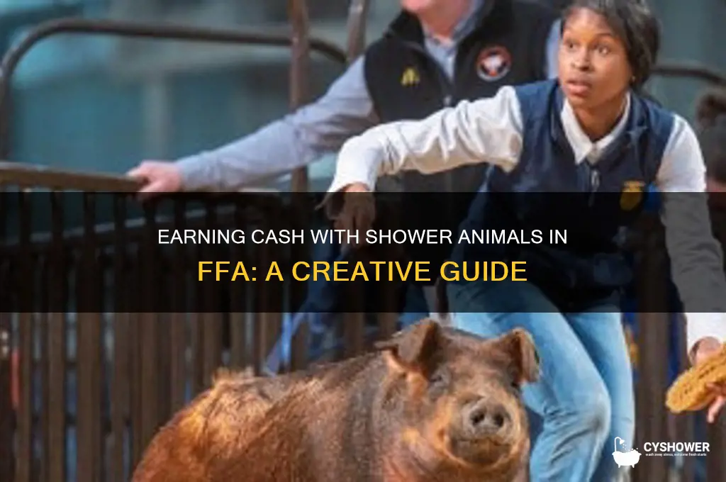 can u make money off of shower anaimal in ffa