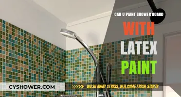 Painting Shower Board with Latex Paint: Tips and Best Practices