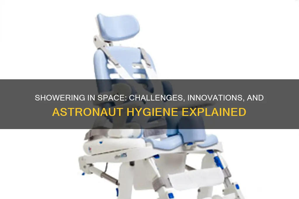 can u shower in space