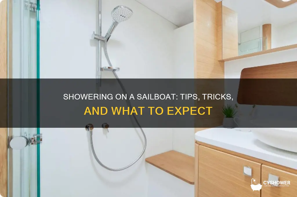 can u shower on a sailboat