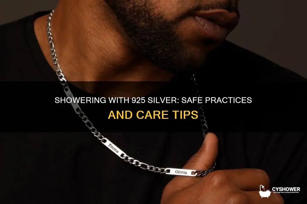 can u shower with 925 silver