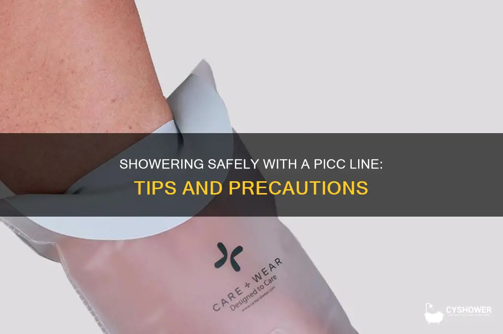 can u shower with a picc line