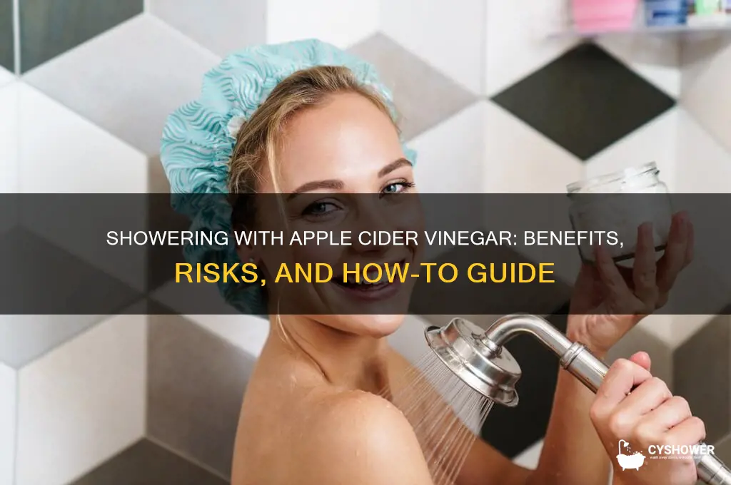 can u shower with apple cidar v