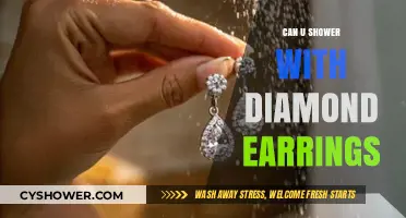 Showering with Diamond Earrings: Safe Practice or Risky Move?