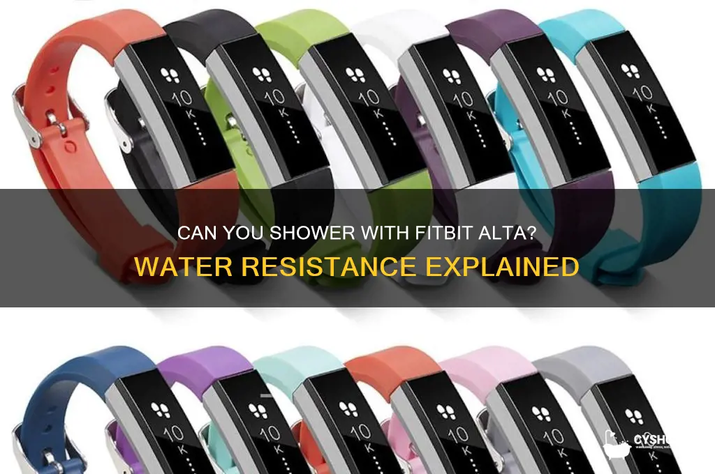 can u shower with fitbit alta