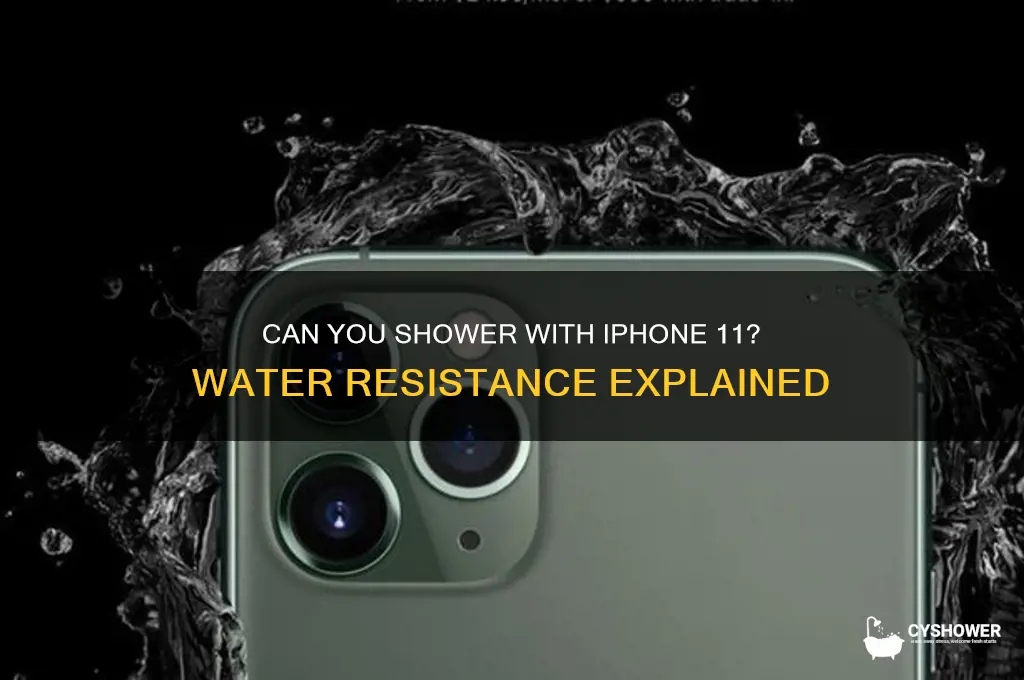 can u shower with iphone 11