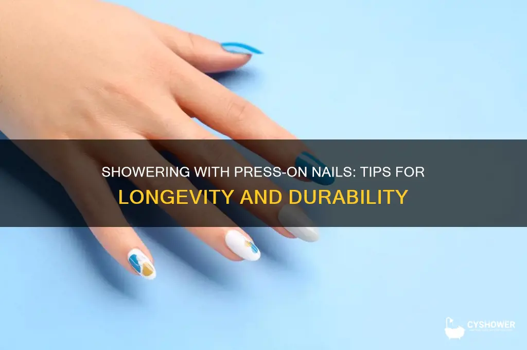 can u shower with press on nails