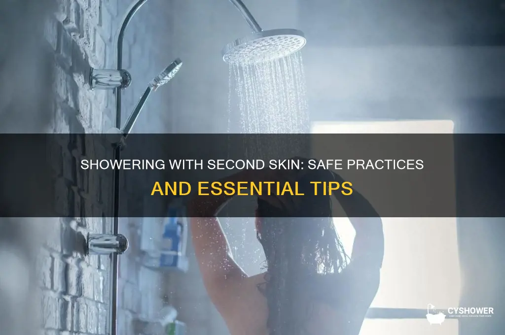 can u shower with second skin