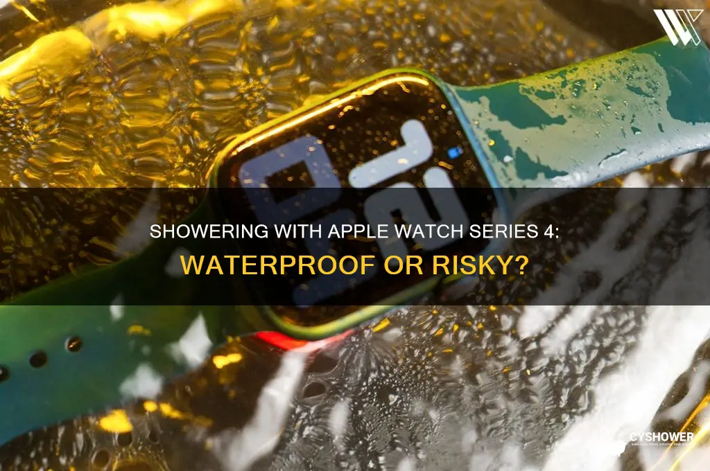 can u shower with the aple watch series 4