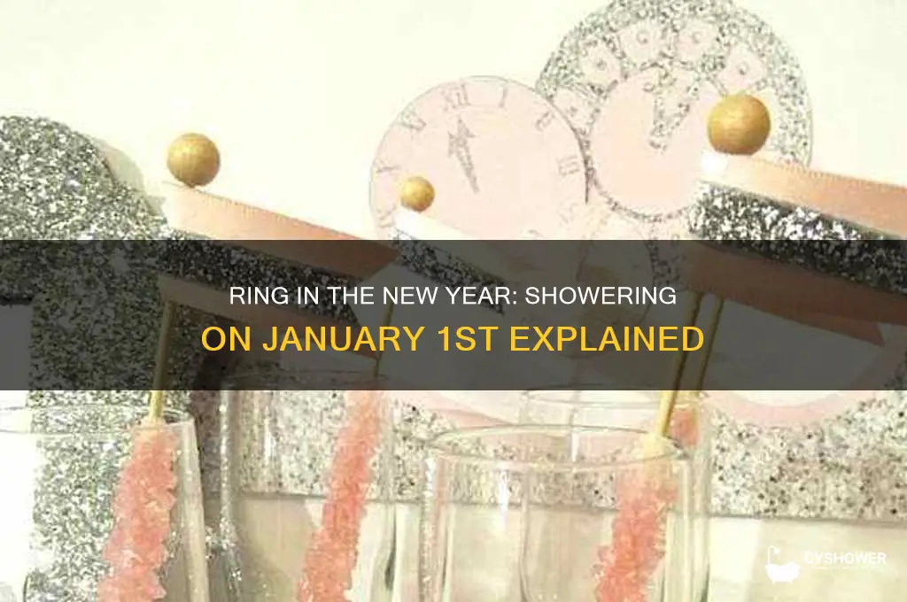 can u take a shower on new years
