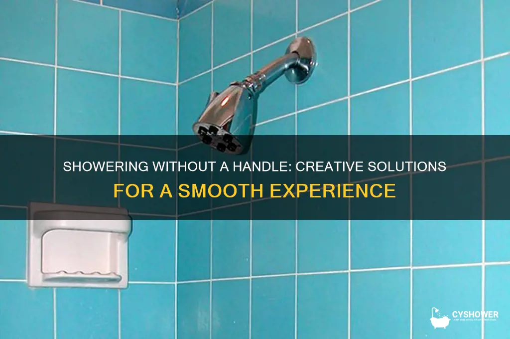can u take a shower without handle
