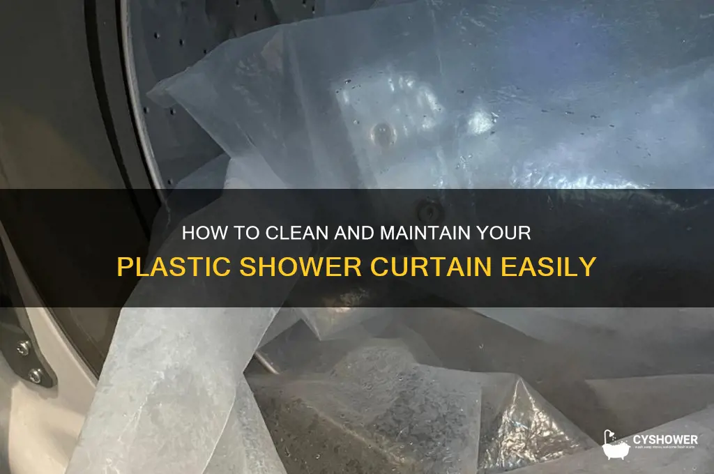 can u wash plastic shower curtain