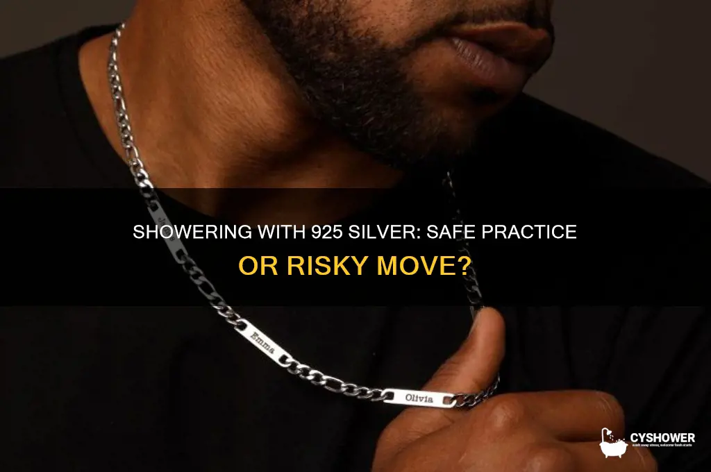 can u wear 925 silver in the shower