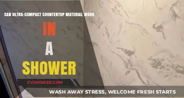 Ultra-Compact Countertop Material: A Durable Shower Solution?