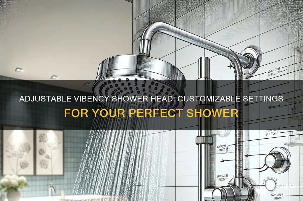 can vibency shower head be adjusted