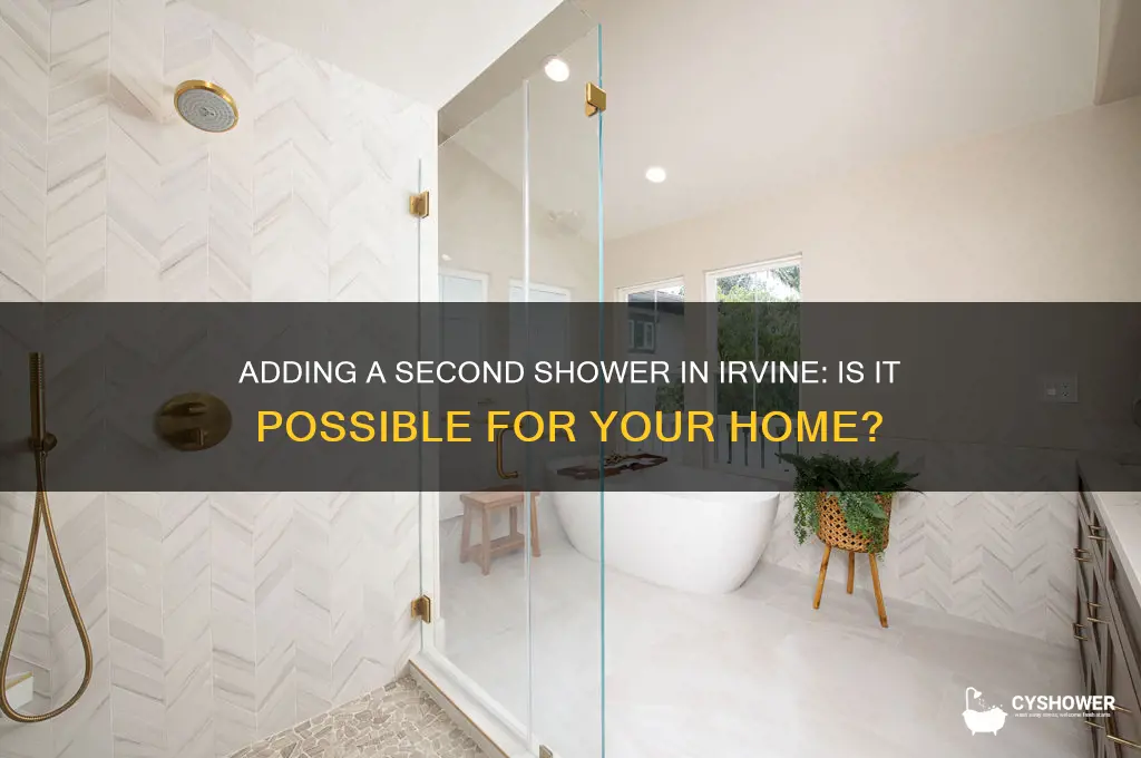 can we add additional shower to our home in irvine