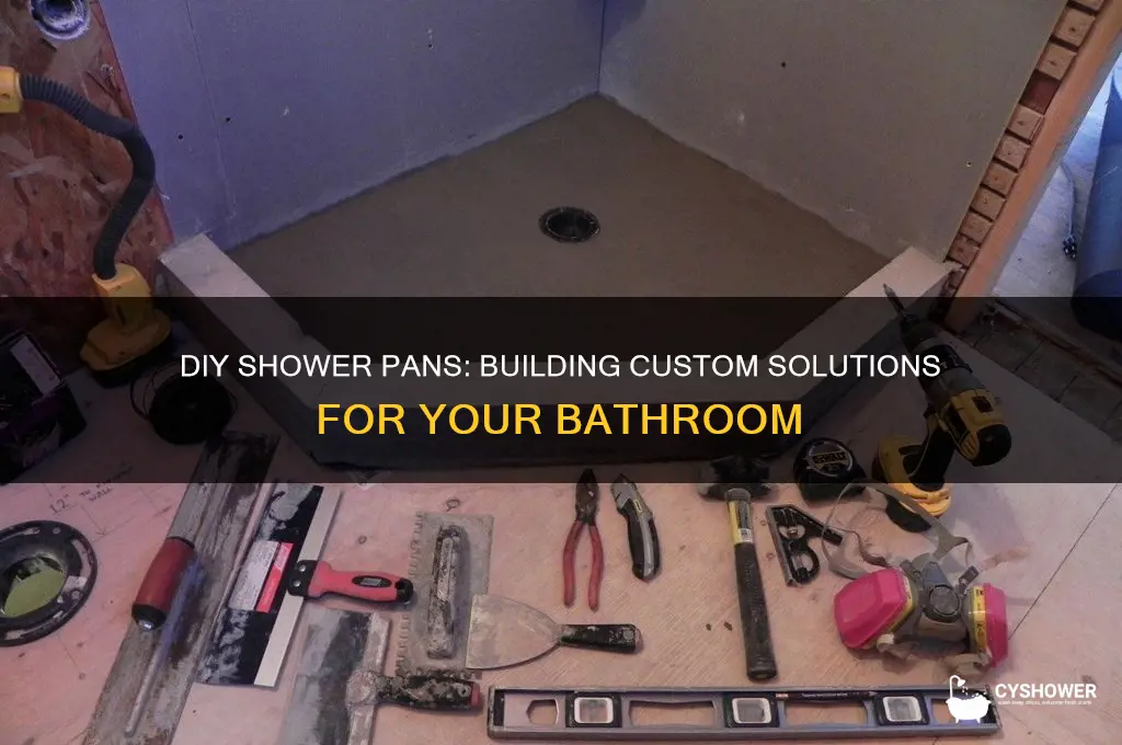 can we build shower pans