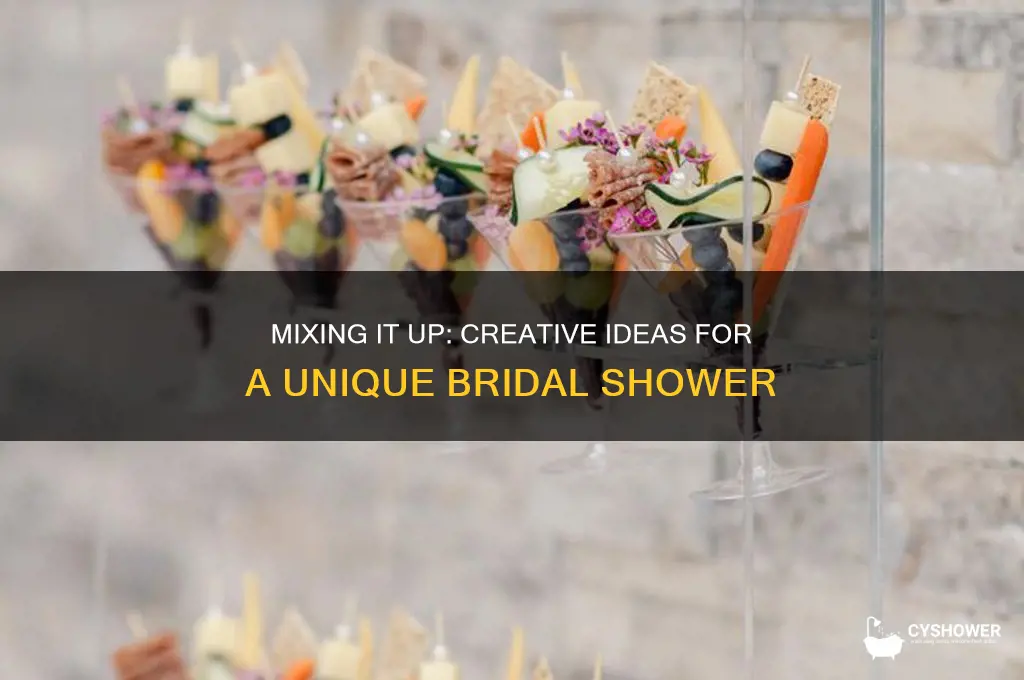 can we do mix bridal shower